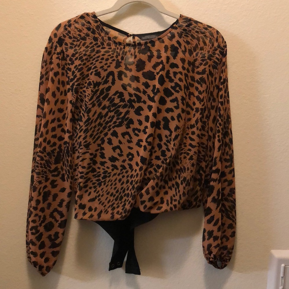 Banana Republic animal print body suit
